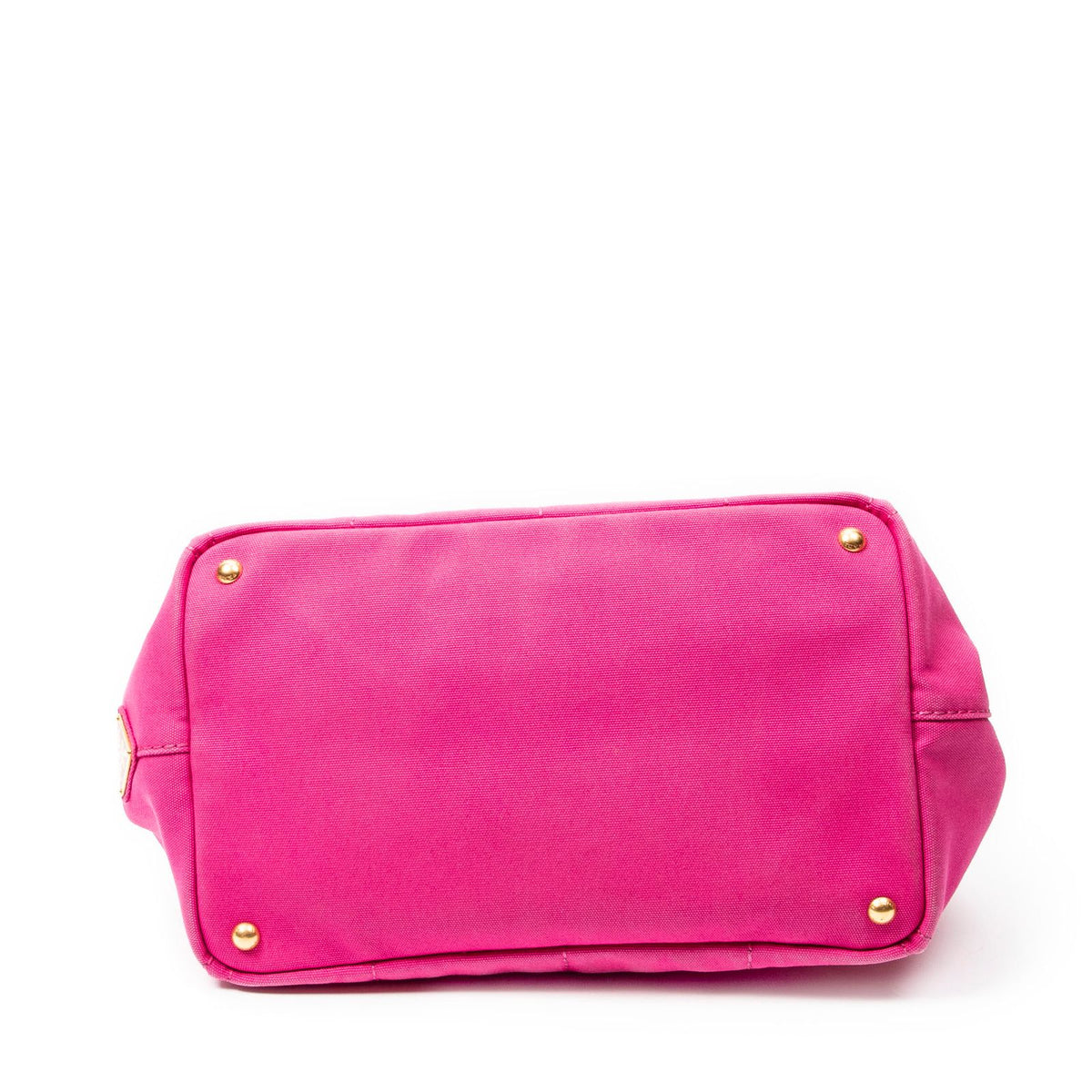 Prada Canapa Tote Bag Pink Canvas — view 6