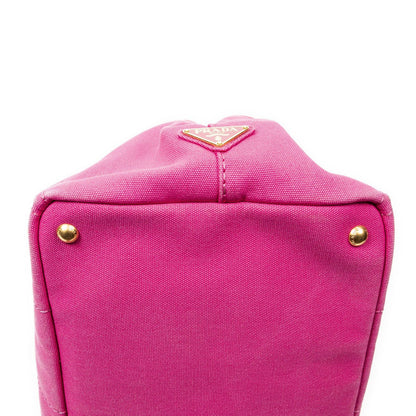 Prada Canapa Tote Bag Pink Canvas — view 8