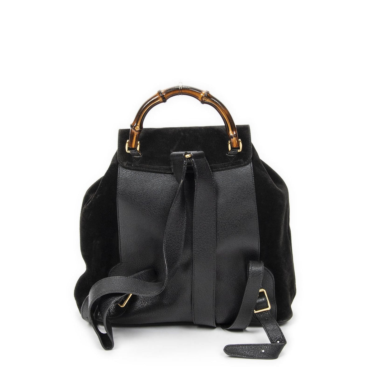 Gucci Rajibanbu Backpack Black Suede Leather — view 5