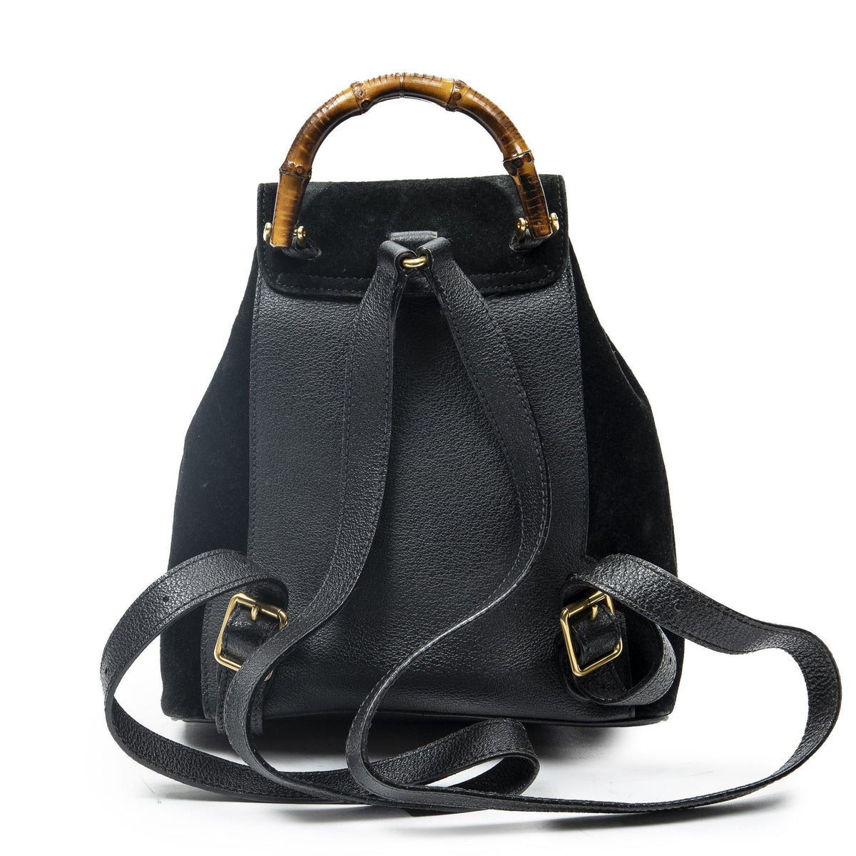 Gucci Minibumbu Backpack Black Suede Leather — view 5
