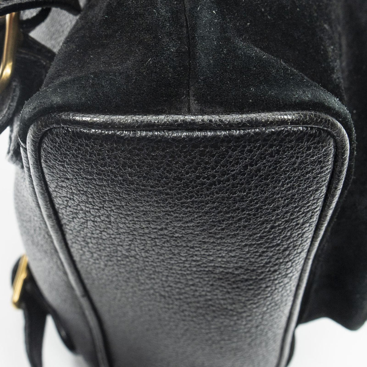 Gucci Minibumbu Backpack Black Suede Leather — view 7