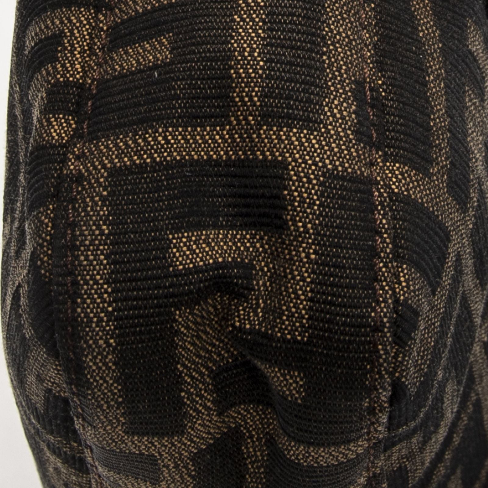 Fendi Baguette Brown Black Zucca Canvas Messenger Bag — view 8