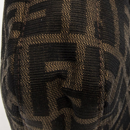 Fendi Baguette Brown Black Zucca Canvas Messenger Bag — view 8