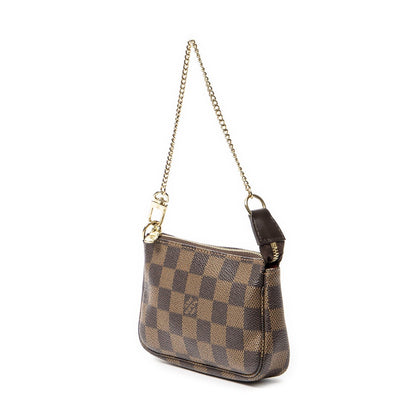 Louis Vuitton Mini Pochette Brown Damier Ebene — view 2