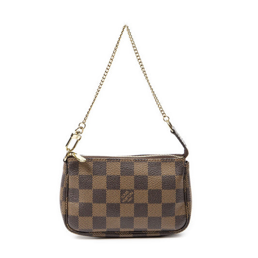 Louis Vuitton Mini Pochette Brown Damier Ebene