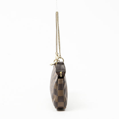 Louis Vuitton Mini Pochette Brown Damier Ebene — view 3