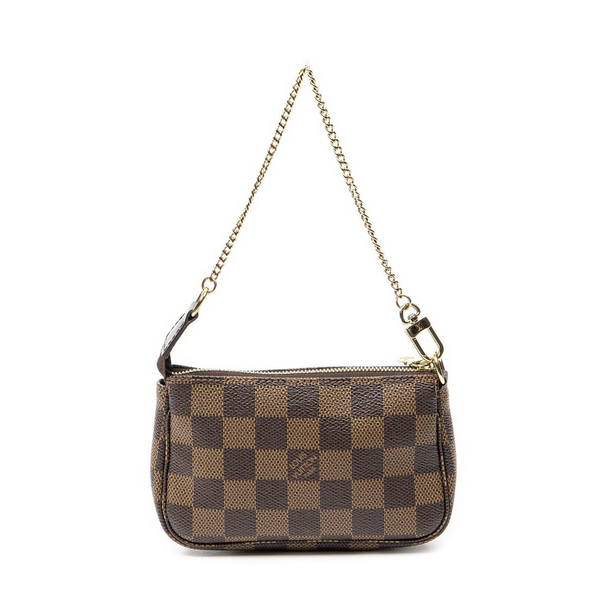 Louis Vuitton Mini Pochette Brown Damier Ebene — view 5
