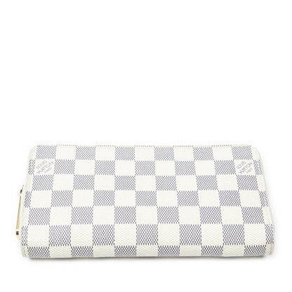 Louis Vuitton Zippy Wallet Ivory Damier Azur — view 8