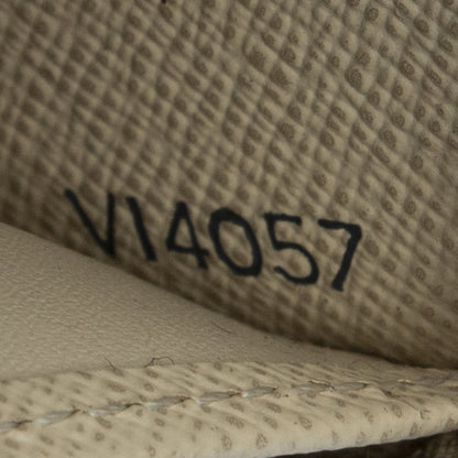 Louis Vuitton Zippy Wallet Ivory Damier Azur — view 5