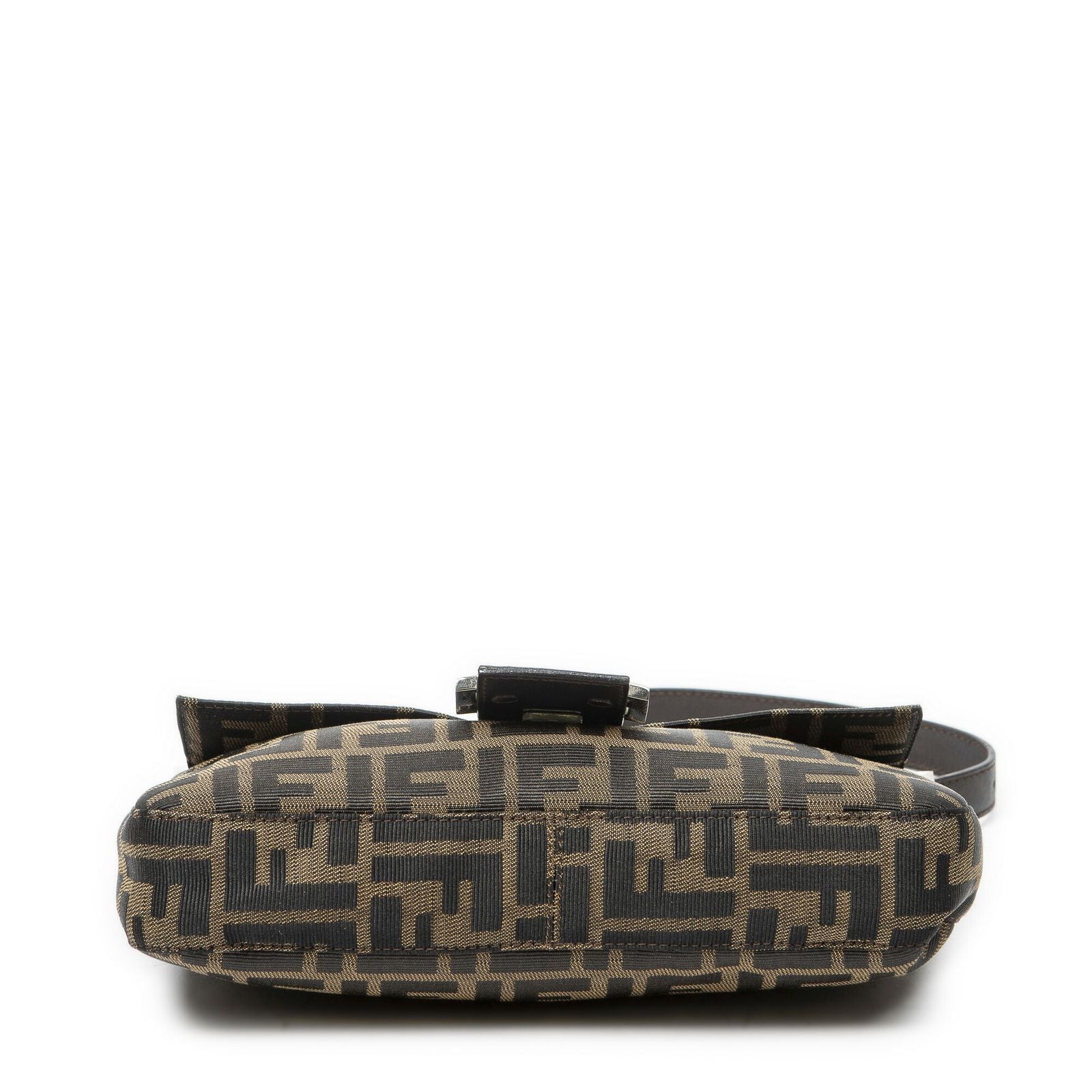 Fendi Baguette Khaki Dark Brown Zucca Canvas — view 6