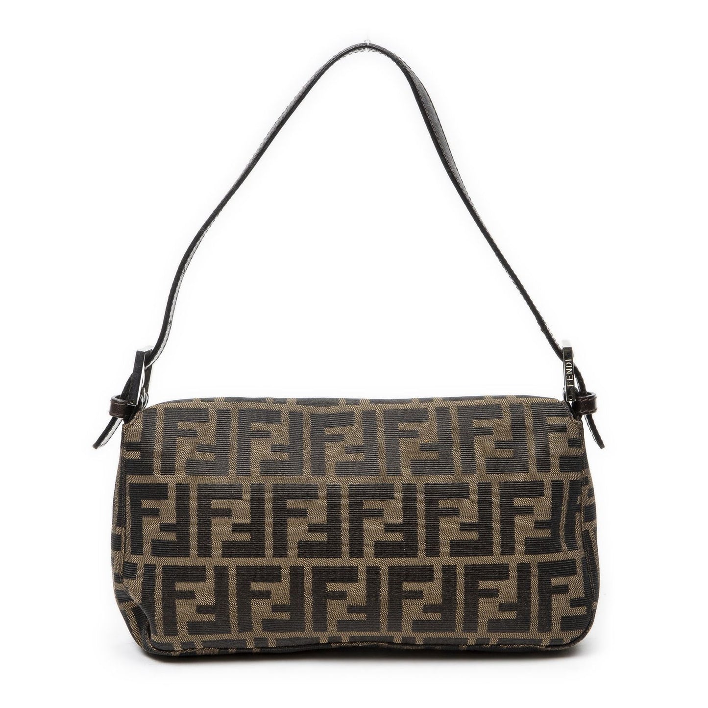 Fendi Baguette Khaki Dark Brown Zucca Canvas — view 5