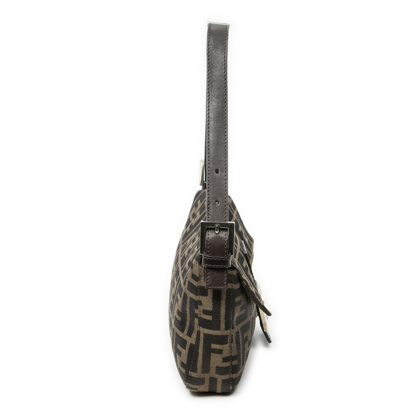 Fendi Baguette Khaki Dark Brown Zucca Canvas — view 4
