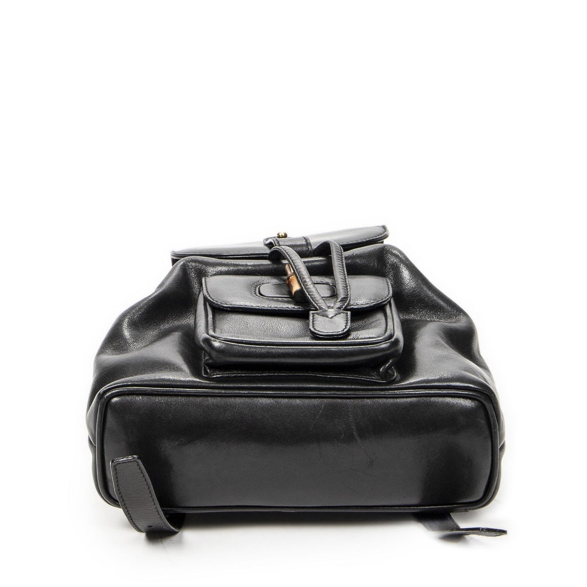 Gucci Minibumbu Backpack Black Calfskin Leather — view 6