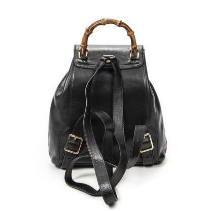 Gucci Minibumbu Backpack Black Calfskin Leather — view 5