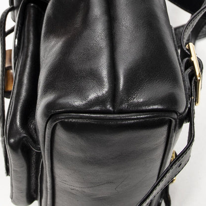 Gucci Minibumbu Backpack Black Calfskin Leather — view 8