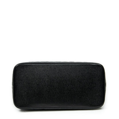 Chanel Timeless Medallion Tote Bag Black Quilted Caviar Leather — view 6