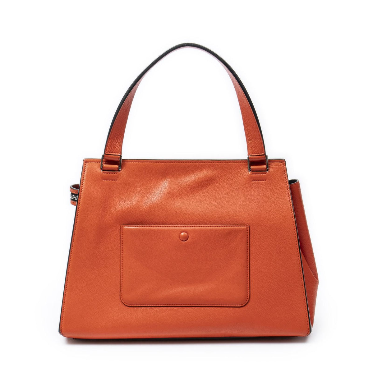 Celine Edge Bag Orange Calfskin Leather — view 5