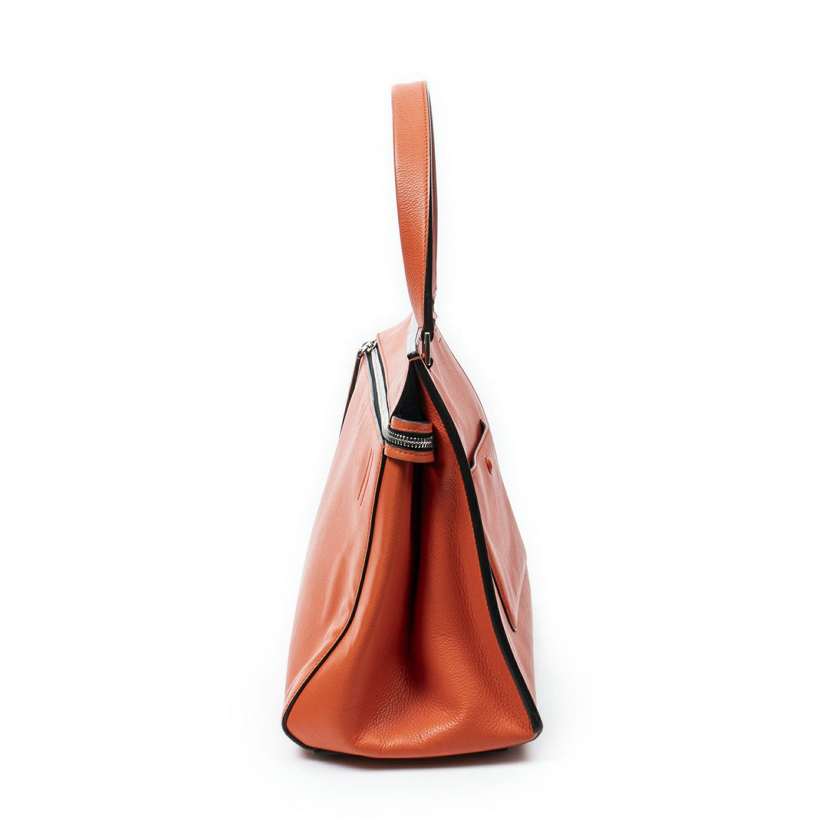 Celine Edge Bag Orange Calfskin Leather — view 3