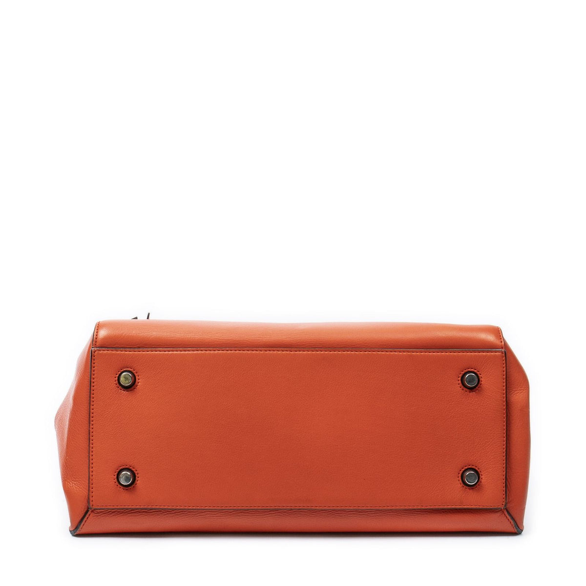 Celine Edge Bag Orange Calfskin Leather — view 6