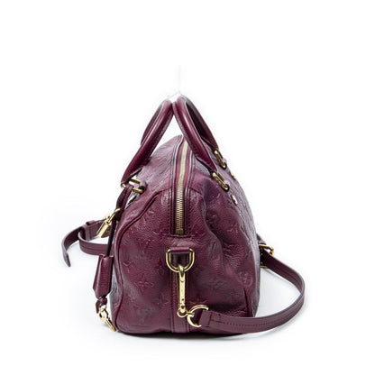 Louis Vuitton Speedy Bandouliere Raisin Monogram Empreinte Handbag — view 4