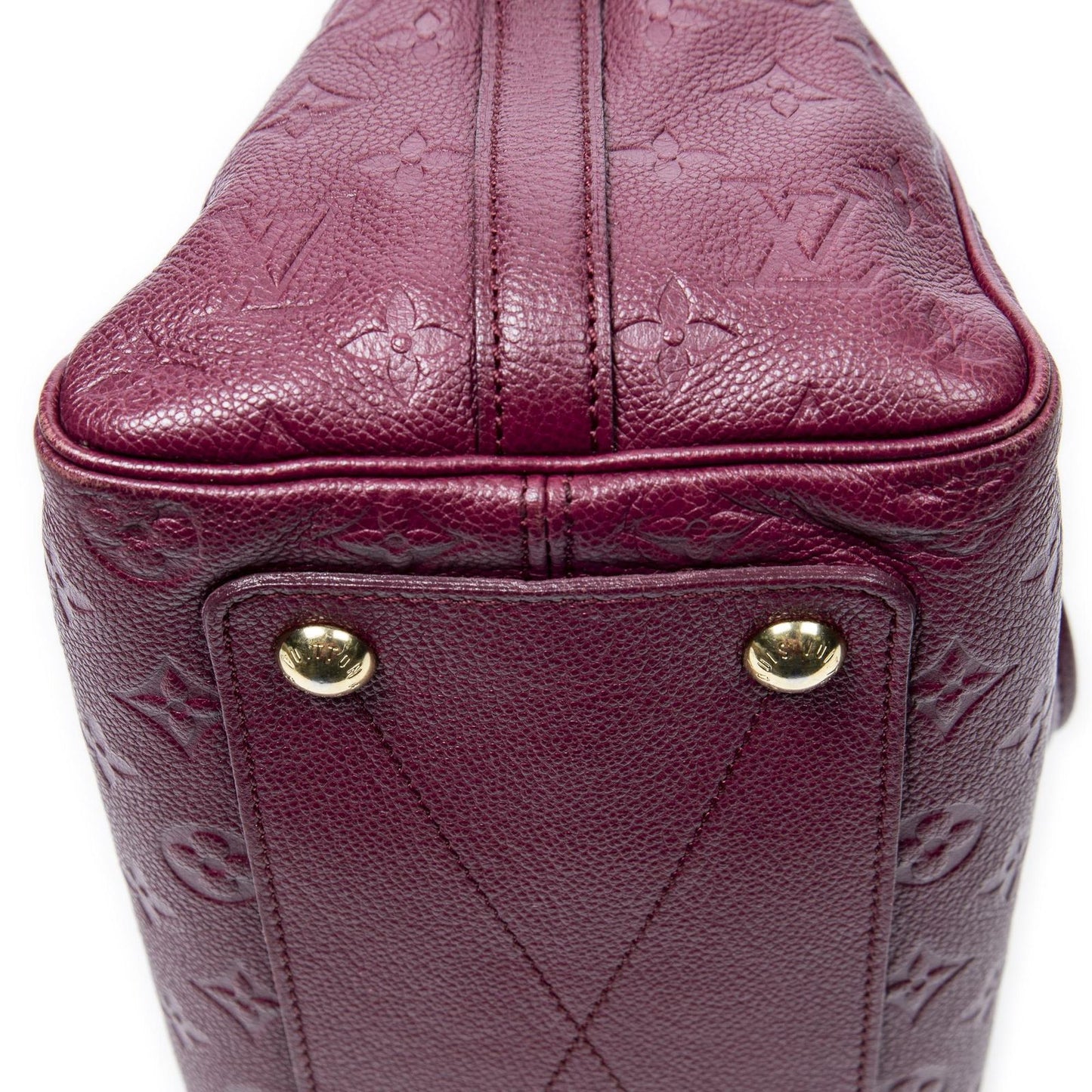 Louis Vuitton Speedy Bandouliere Raisin Monogram Empreinte Handbag — view 7