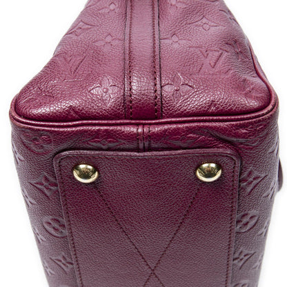 Louis Vuitton Speedy Bandouliere Raisin Monogram Empreinte Handbag — view 7