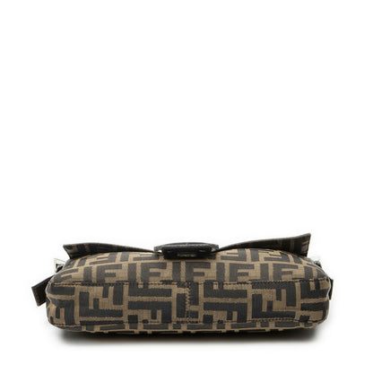 Fendi Baguette Brown Zucca Canvas Messenger Bag — view 6