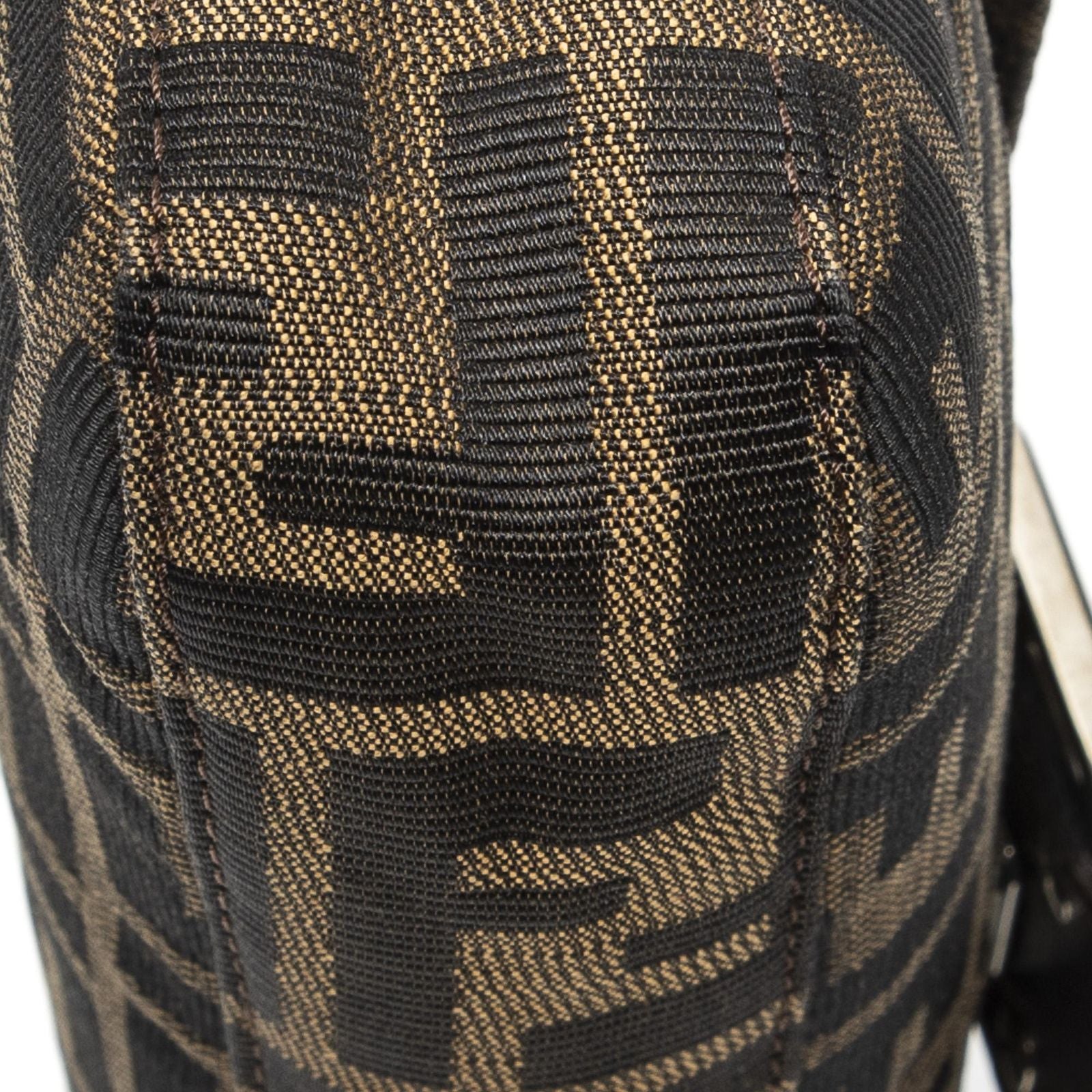 Fendi Baguette Brown Zucca Canvas Messenger Bag — view 7