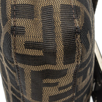 Fendi Baguette Brown Zucca Canvas Messenger Bag — view 7