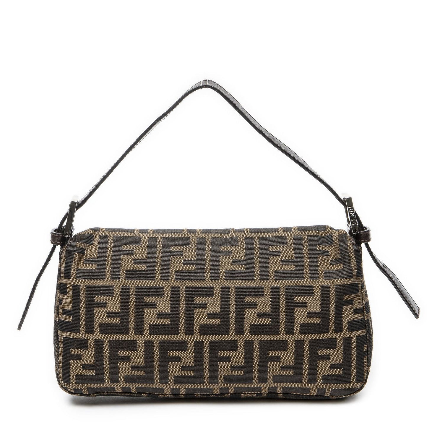 Fendi Baguette Brown Zucca Canvas Messenger Bag — view 5