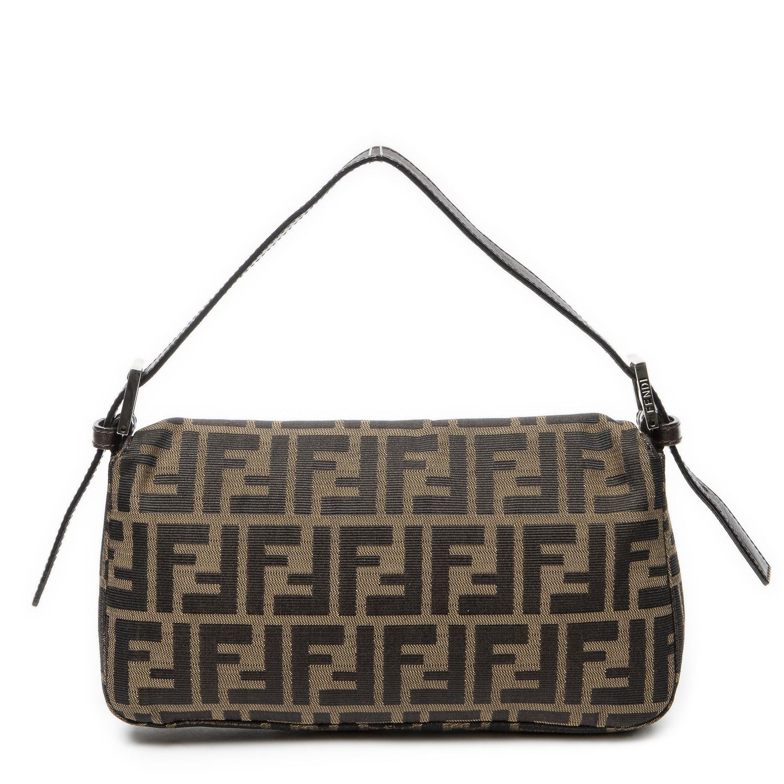 Fendi Baguette Brown Zucca Canvas Messenger Bag — view 5