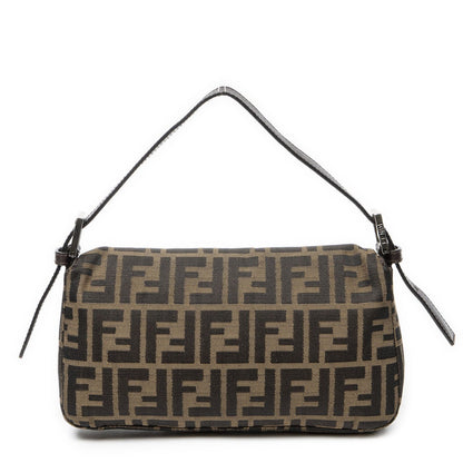 Fendi Baguette Brown Zucca Canvas Messenger Bag — view 5