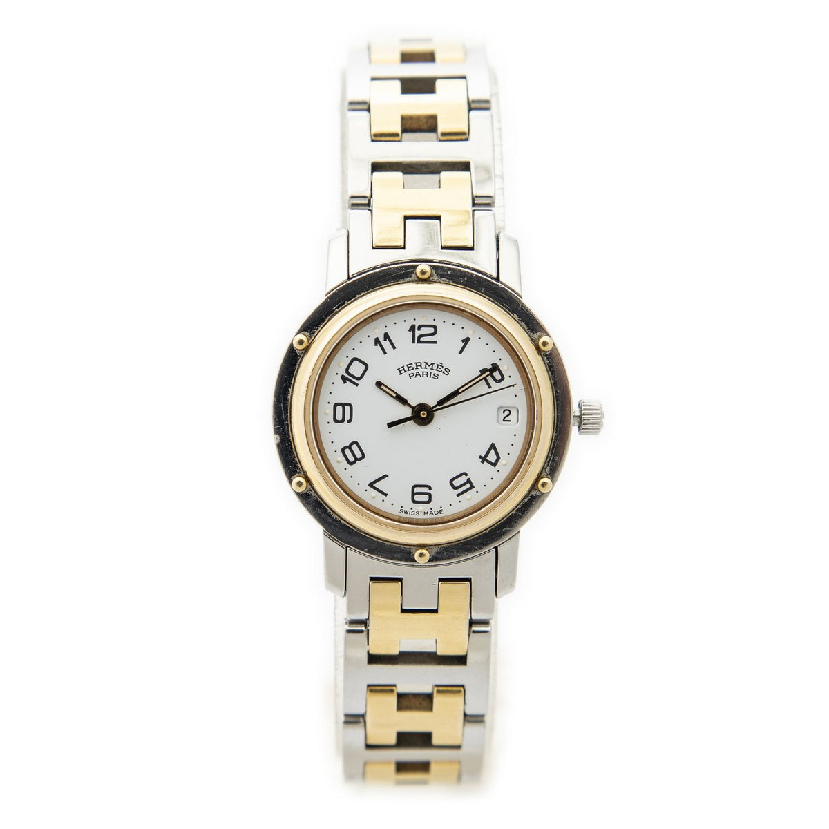 Hermes Clipper Gold Silver Plated