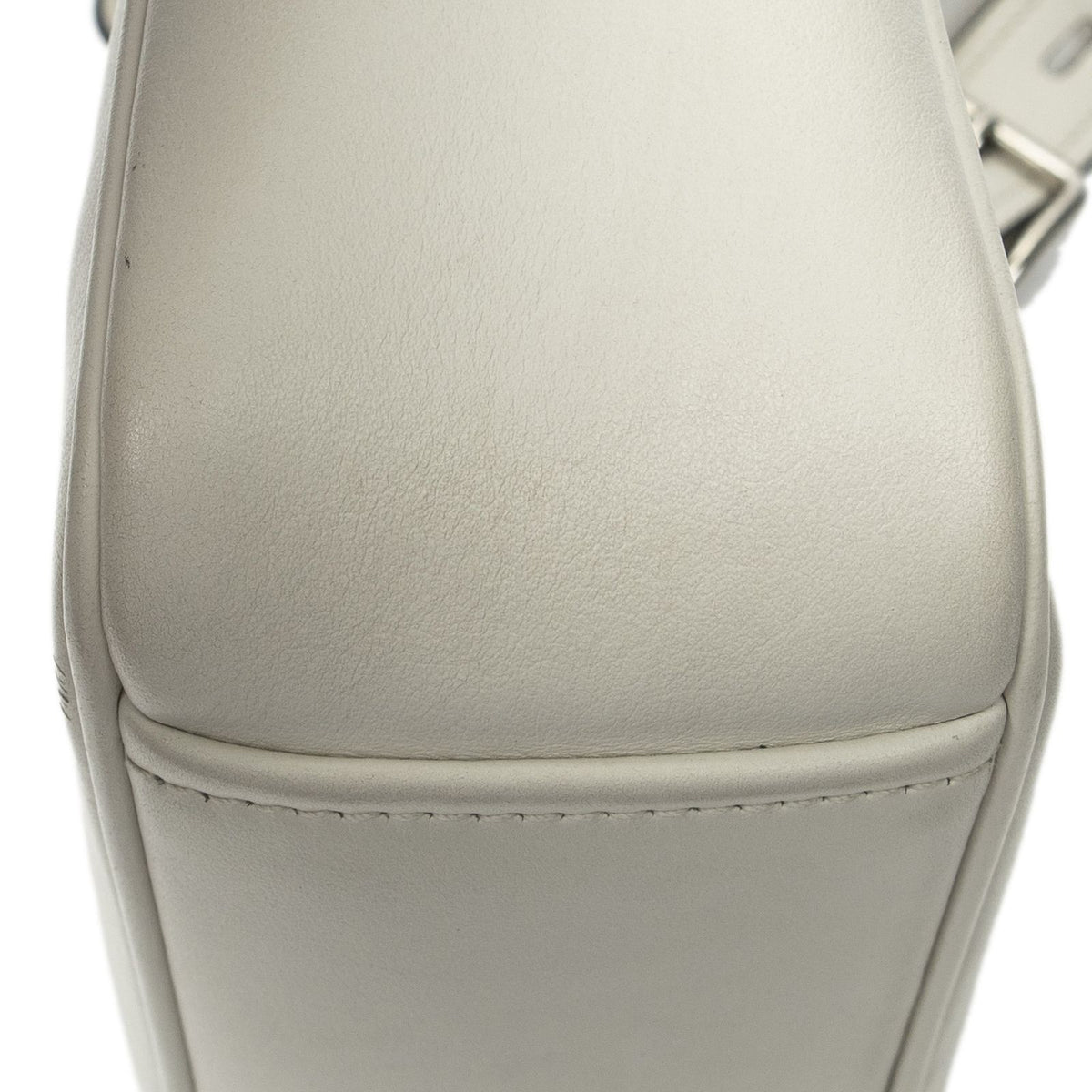 Prada Monki Pattern Camera Bag Ivory Calfskin Leather — view 7