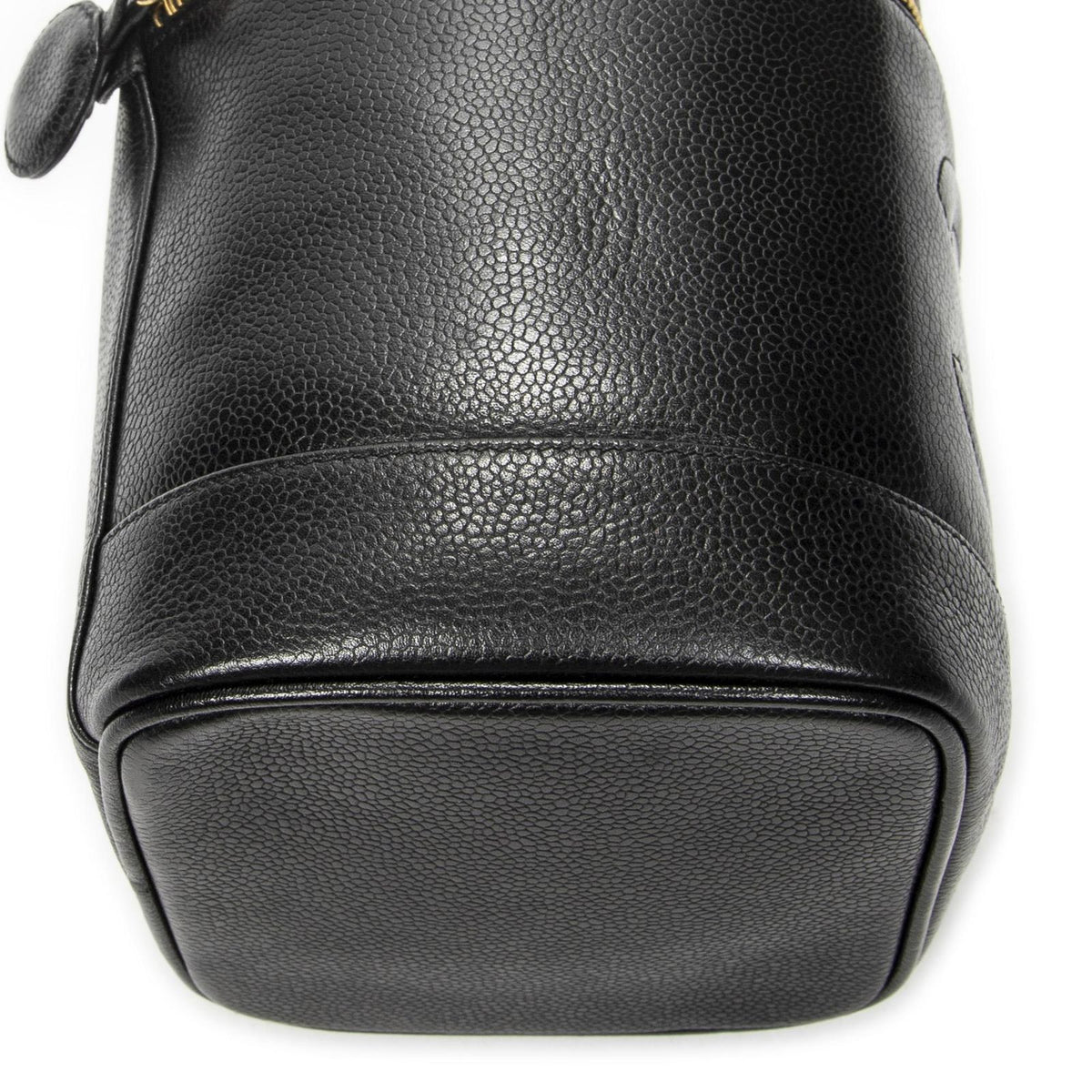 Chanel Timeless Tall Vanity Case Black Caviar Leather — view 7