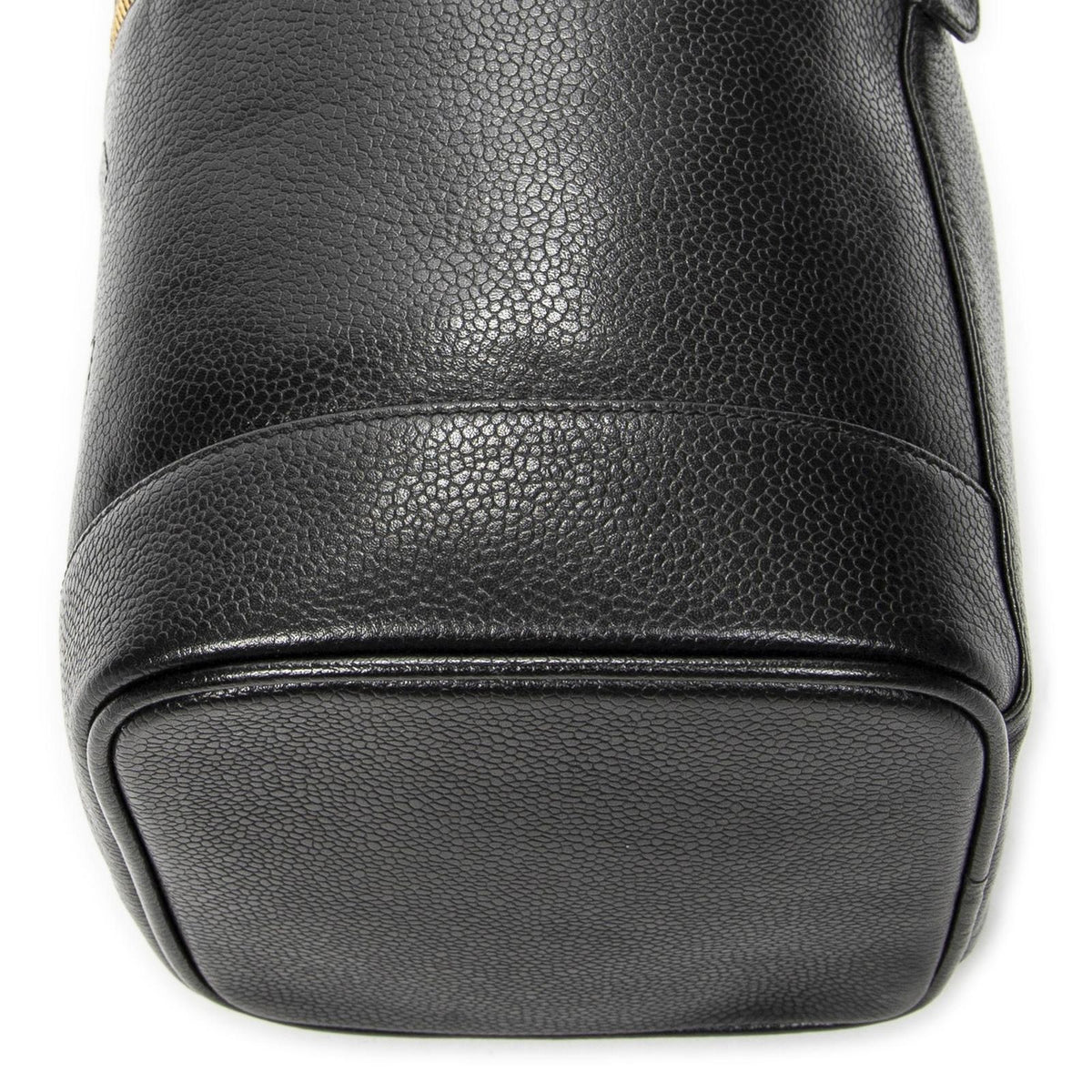 Chanel Timeless Tall Vanity Case Black Caviar Leather — view 8