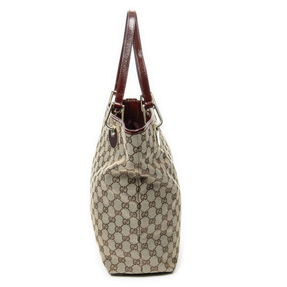 Gucci Eclipse Tote Bag Maroon Beige GG Canvas — view 3