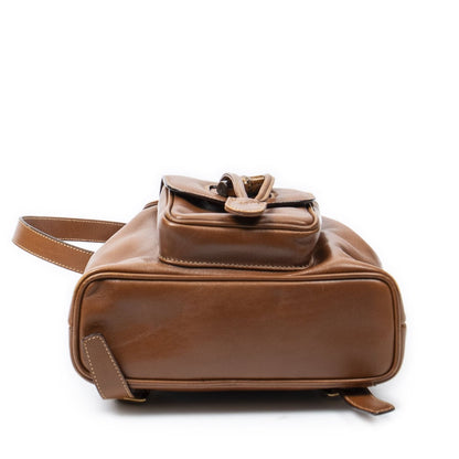 Gucci Mini Bamboo Backpack Tan Calfskin Leather — view 6