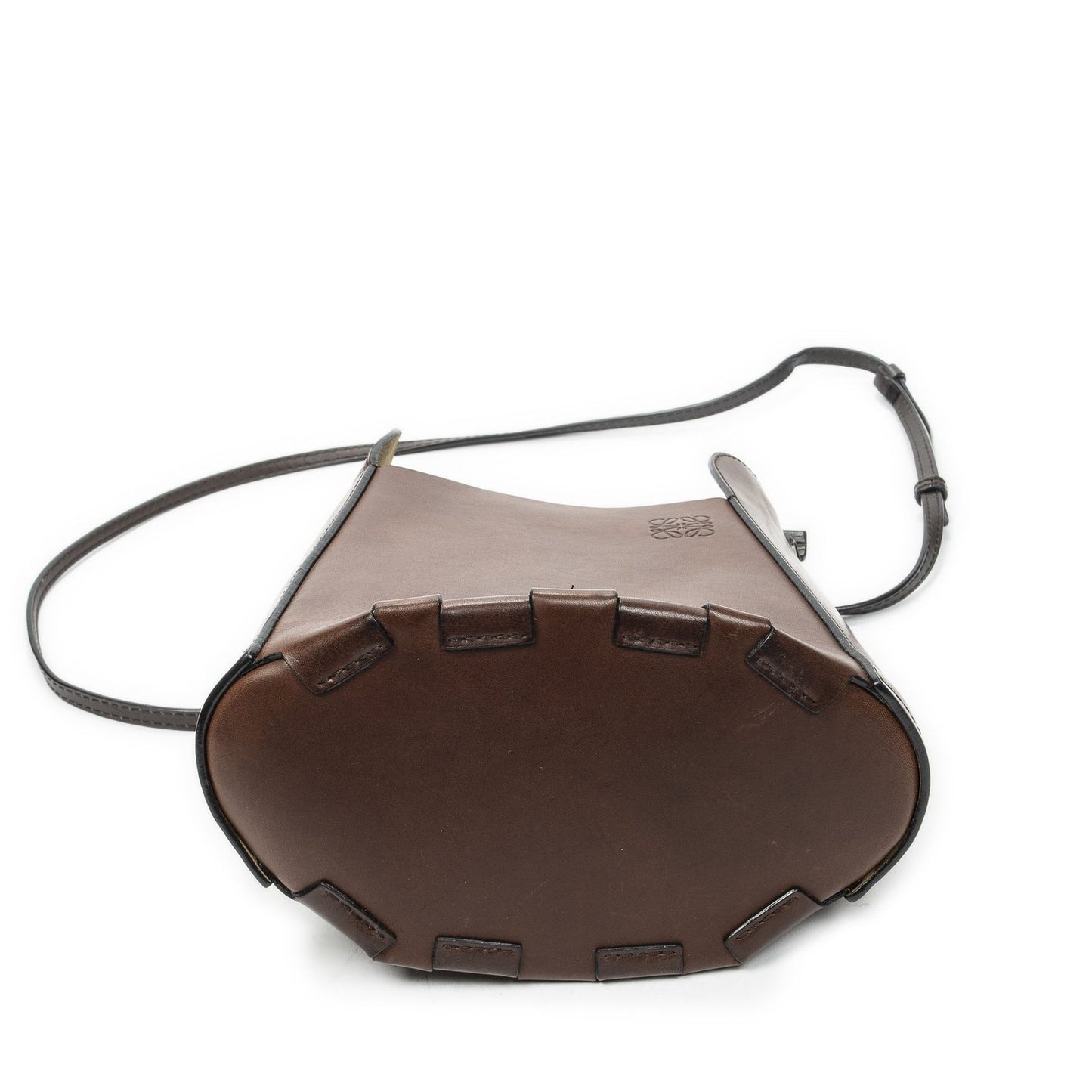 Loewe Bamboo Crossbody Dark Brown Calfskin Leather — view 6
