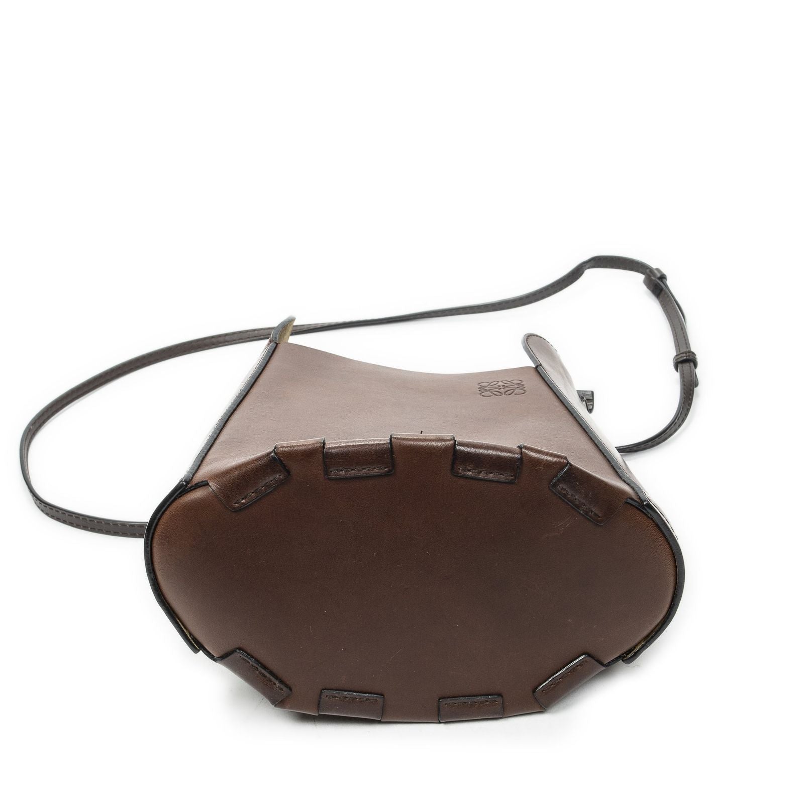 Loewe Bamboo Crossbody Dark Brown Calfskin Leather — view 6