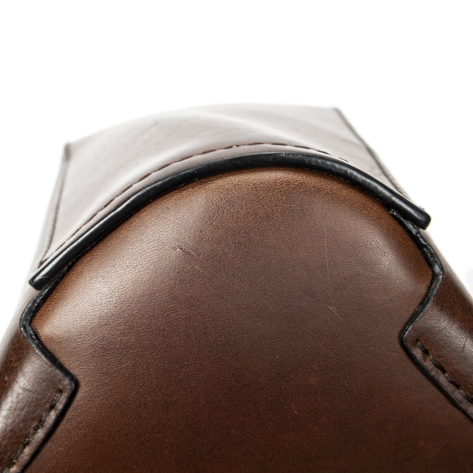 Loewe Bamboo Crossbody Dark Brown Calfskin Leather — view 8