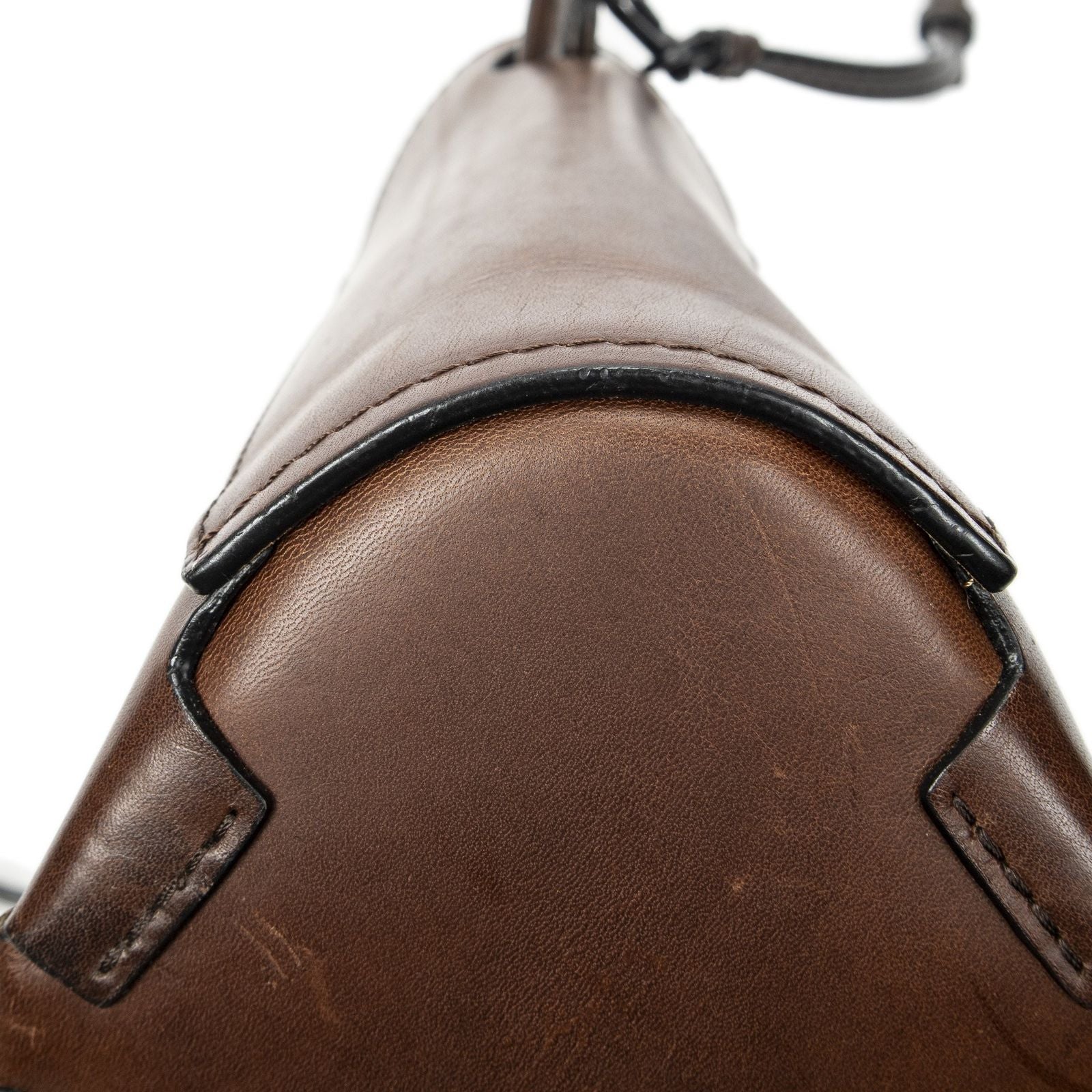 Loewe Bamboo Crossbody Dark Brown Calfskin Leather — view 7