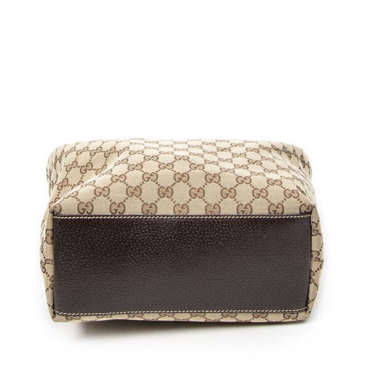 Gucci Charmi Tote Bag Beige Brown GG Canvas — view 6