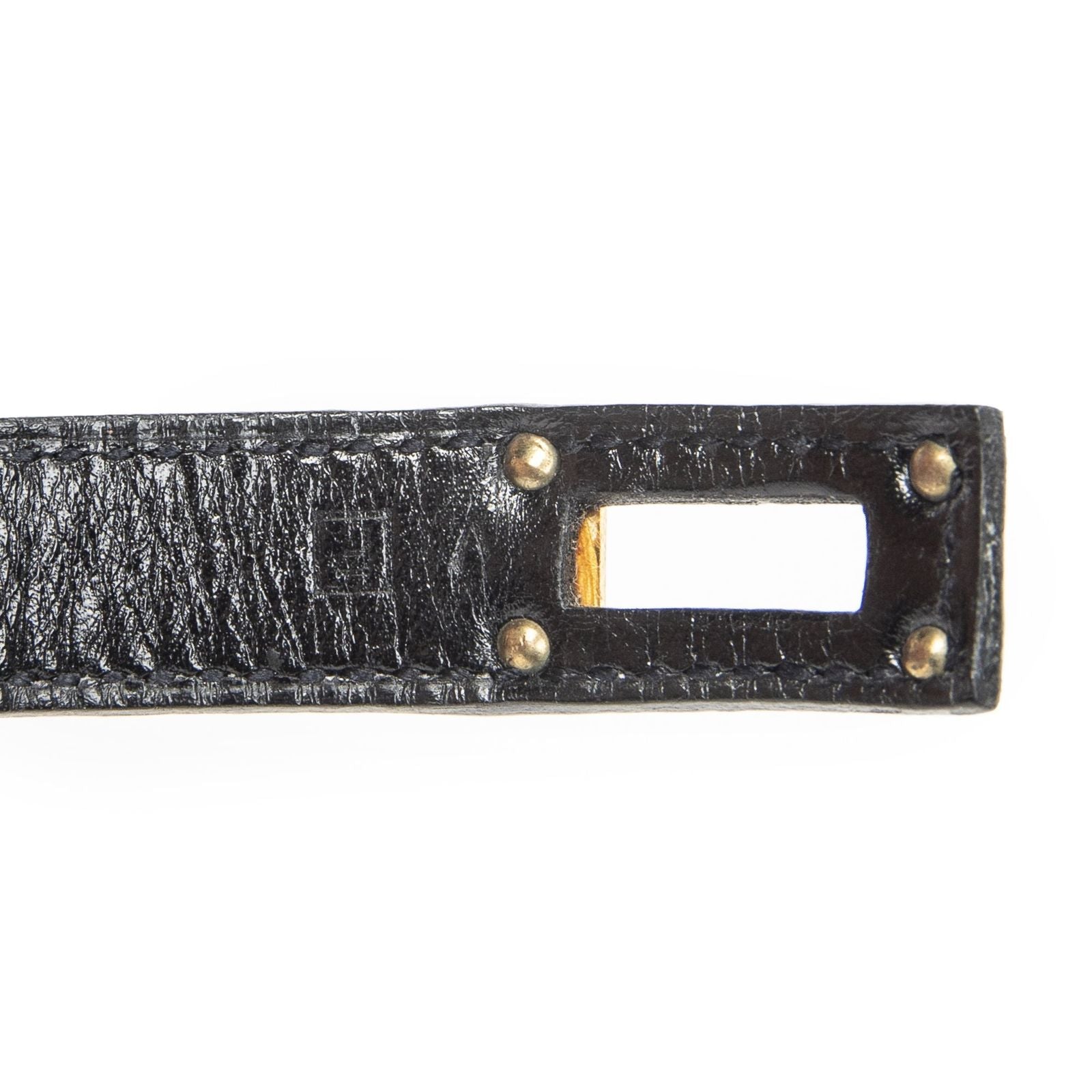 Hermes Kelly Double Tour Bracelet Black Box Leather — view 4