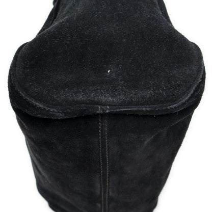Gucci Double Suede Tote Bag Black — view 8