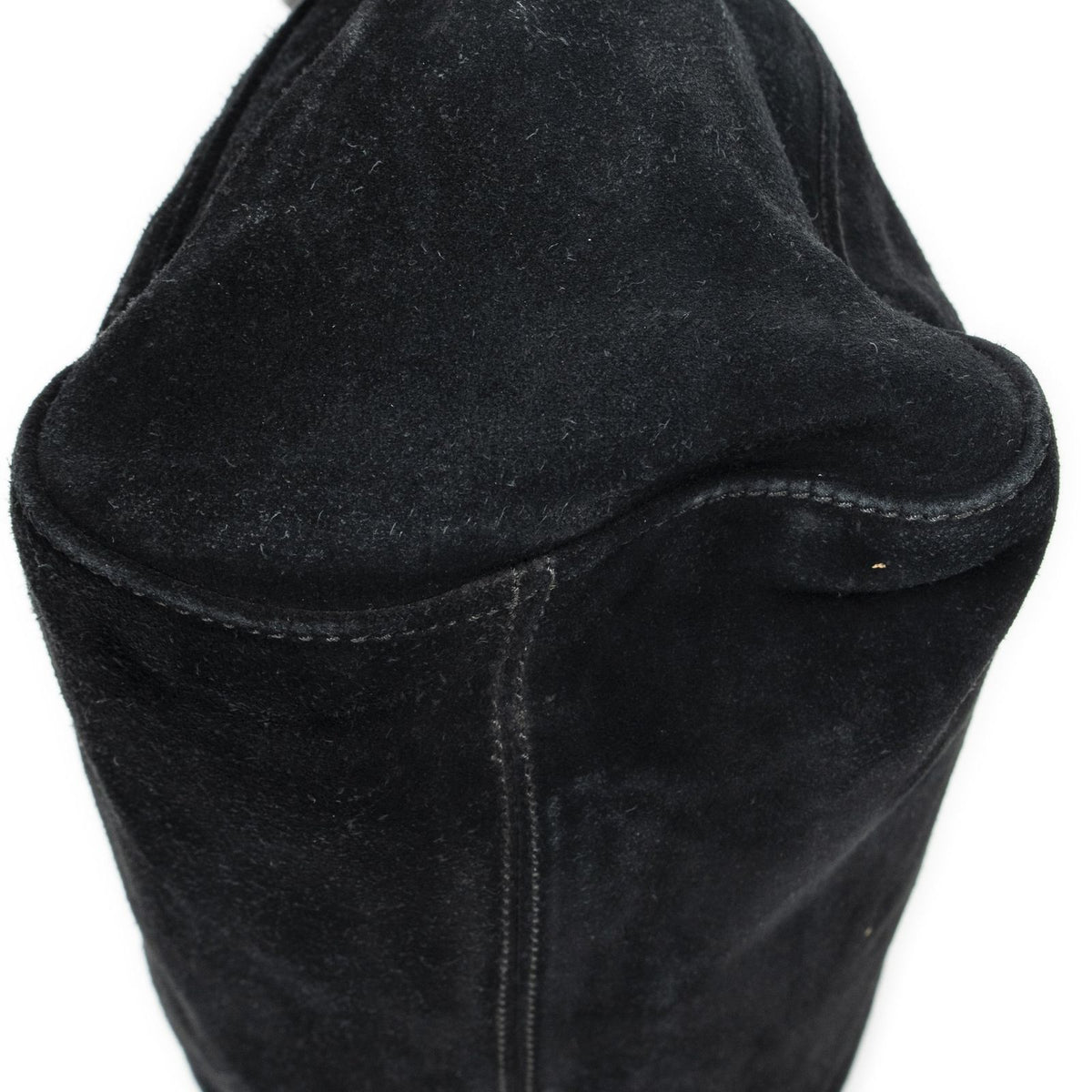 Gucci Double Suede Tote Bag Black — view 7