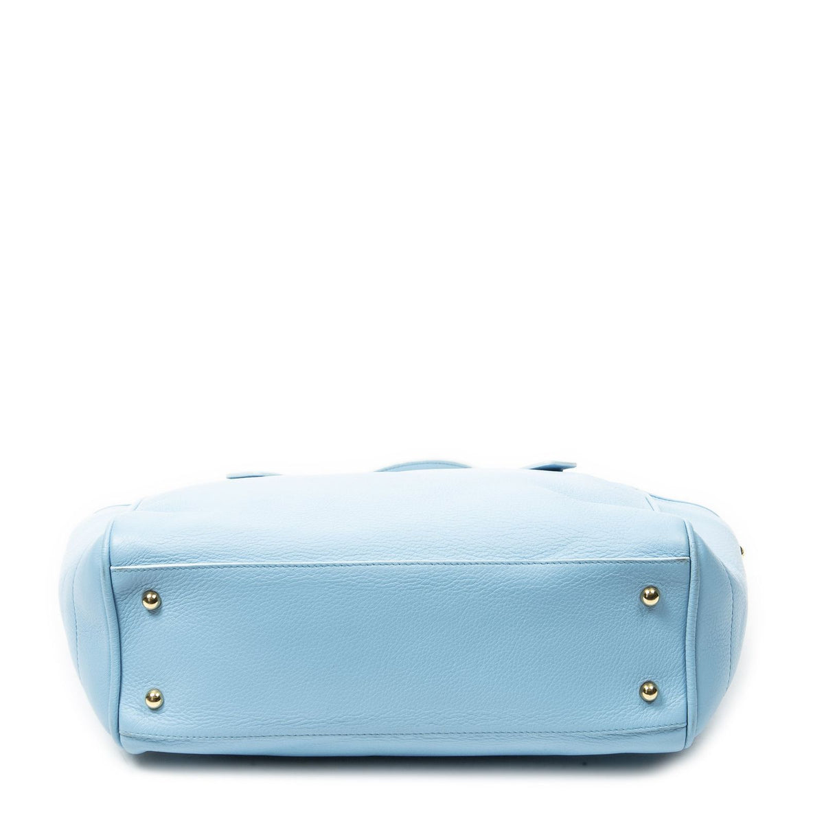 Loewe Heritage Tote Bag Light Blue Gray Calfskin Leather — view 6