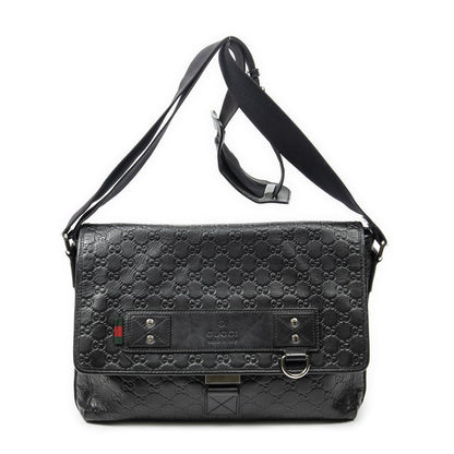 Gucci Web Media Messenger Black Guccissima