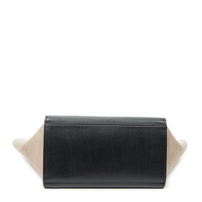 Celine Small Tricolor Trapeze Black Light Orange Top Calfskin Leather — view 6