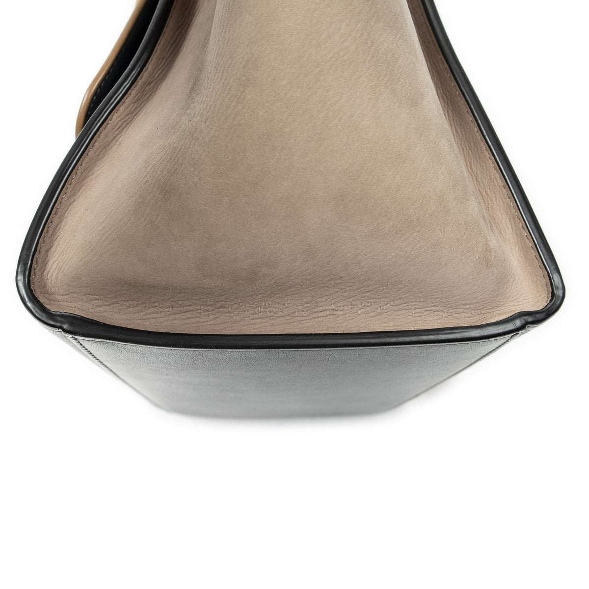 Celine Small Tricolor Trapeze Black Light Orange Top Calfskin Leather — view 8